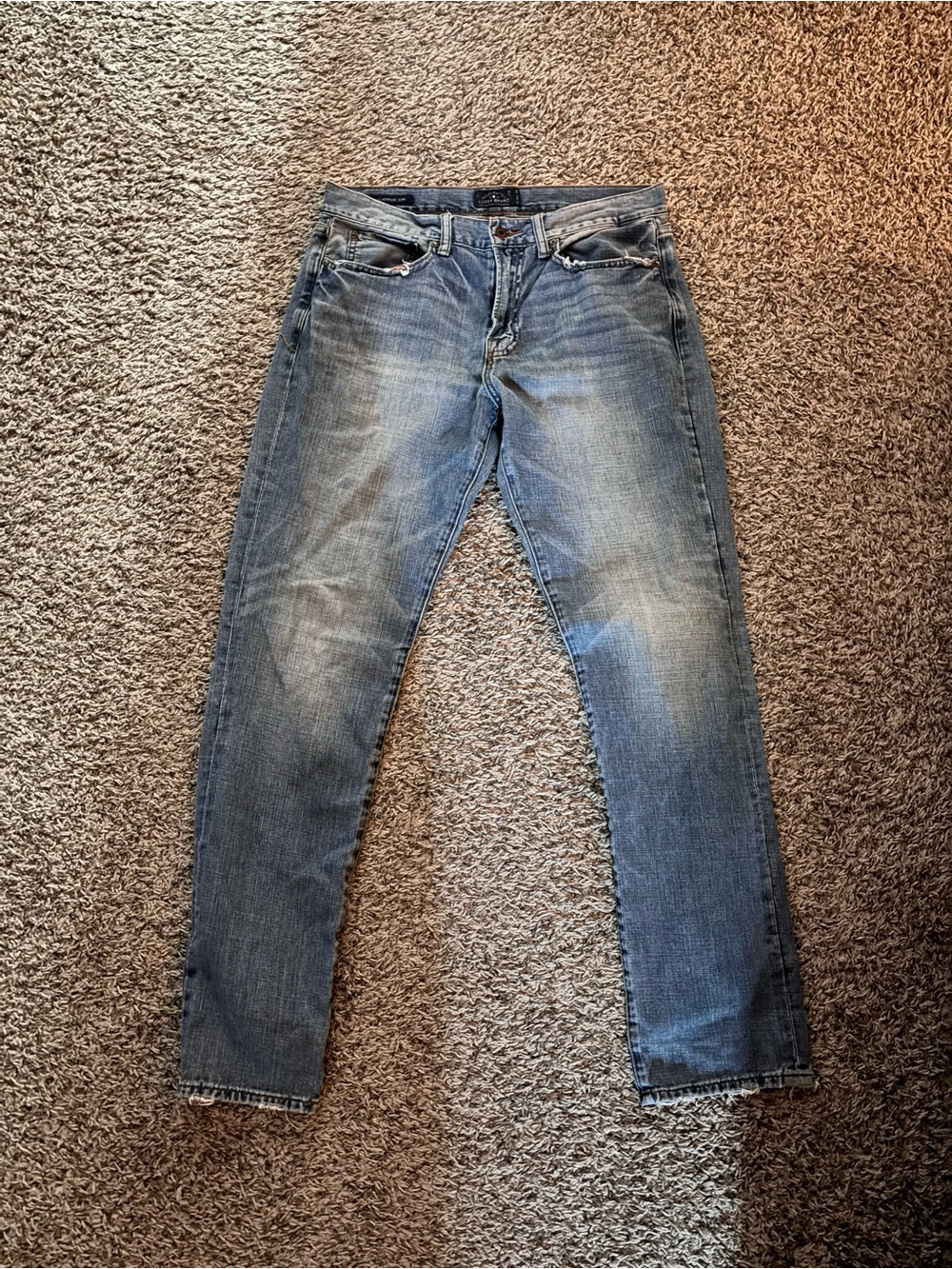 Lucky Brand Men's Skinny Blue Washed Jeans